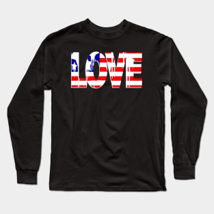 Flag usa Long Sleeve T-Shirt